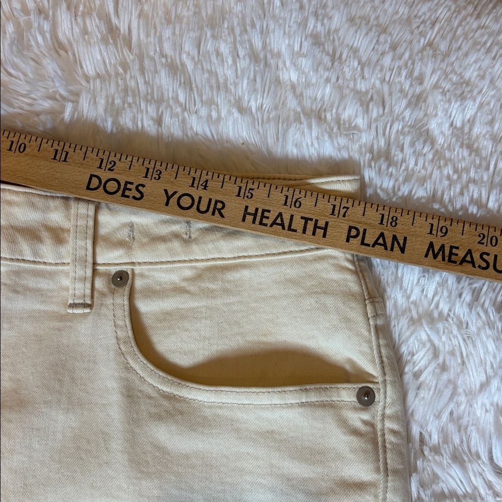 Madewell Curvy 90s Straight Waist 32 raw edge hem Crop - Picture 13 of 14